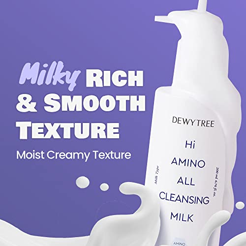 Dewytree Hi Amino All Cleansing Milk - Hydrating Face Cleanser 6.76fl oz