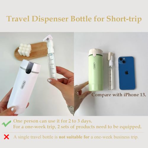 TSA Approved Travel Bottle Set, 4x30ml Leak-Proof Refillable Toiletry Kit