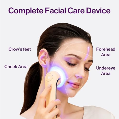Nova 4-in-1 Facial Beauty Wand | LED Light & Galvanic Ion Massage