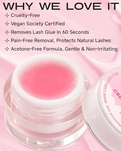 Lash Remover for Eyelash Extensions – 10g Cream