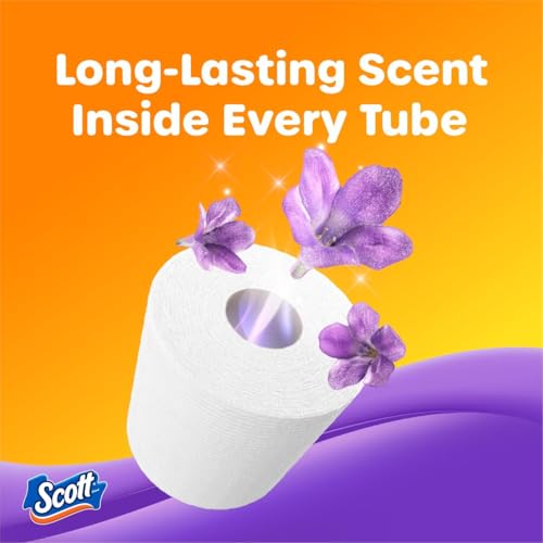 Scott ComfortPlus Mega Scented Toilet Paper Pack of 12 - 310 Sheets Each