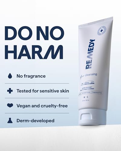 Remedy Gel-to-Foam Cleanser with Salicylic Acid | Gentle Face Wash for Acne-Prone Skin | 5 fl. oz