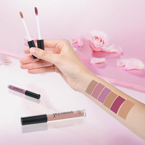6-Color Matte Lipgloss Set Waterproof Liquid Lip Tint Kit
