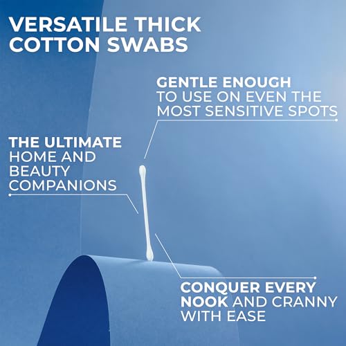 Q-tips Organic Cotton Swabs 400 Count + Travel-Size 30 Count - Gentle Baby & Beauty Care
