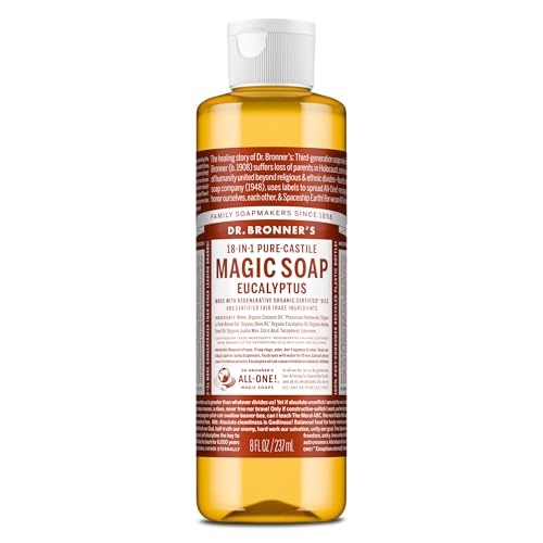 Dr. Bronner's Eucalyptus Castile Liquid Soap 8oz
