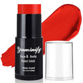 Red Face Paint Stick - Water-Based Washable Makeup