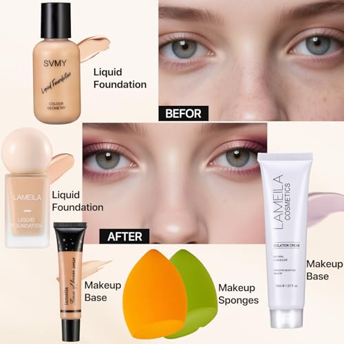 All-in-One Makeup Kit for Women & Girls with Brushes