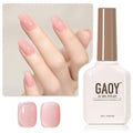 GAOY Juicy Pink Sheer Gel Nail Polish 16ml Neutral Peach Translucent UV Cure