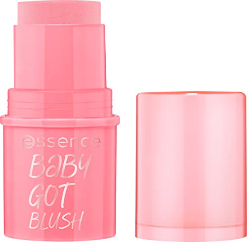 Essence Baby Got Blush Buildable Cream Makeup Stick - Tickle Me Pink 0.19oz - Travel Friendly, Vegan & Cruelty-Free, Variation 10