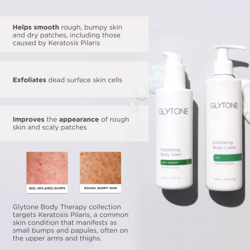 Glytone Exfoliating Body Lotion for Dry Skin, 17.5% PFAV Glycolic