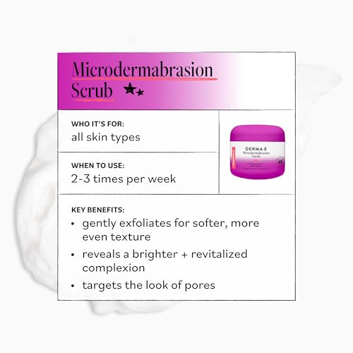 Derma E Microdermabrasion Scrub with Dead Sea Salt, 2oz