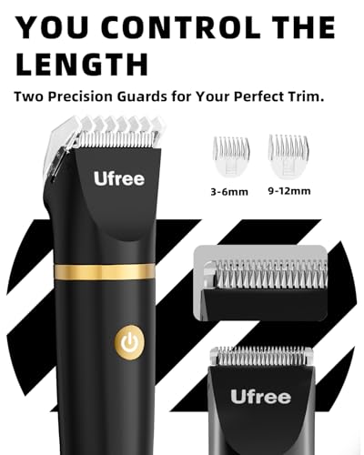 Ufree 3-in-1 Waterproof Bikini Trimmer for Women - Electric Razor & Body Groomer