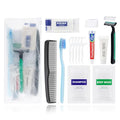 Pack of 50 Travel Size Toiletries Kit Individually Packed,Personal Hygiene Kit for Men Homeless Care Package Supplies Bulk