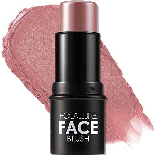 FOCALLURE Cream Blush Stick – Matte & Dewy Finish
