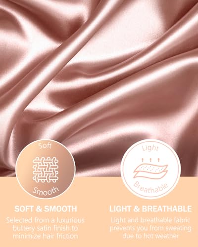 Mikimini Extra Large Reversible Satin Bonnet for Curly Hair