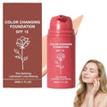 Korean Color Changing Foundation for Mature Skin - Hydrating & Lightweight