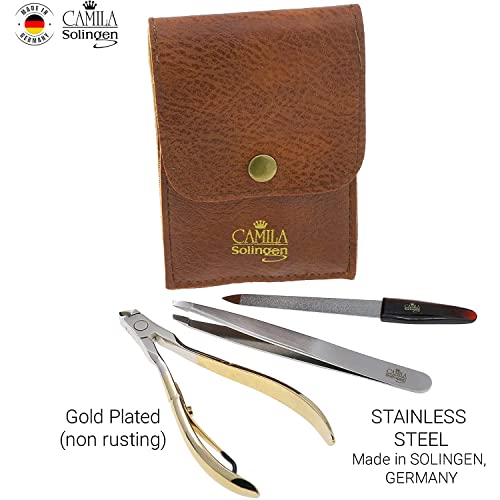 CSK2 Pedicure and Manicure Set with Nail File, Cuticle Trimmer and Tweezers for Perfect Cuticle Care and for Nose and Eyebrow Hair Cutter, Perfect Pedicure Tools and Skin Tag Remover