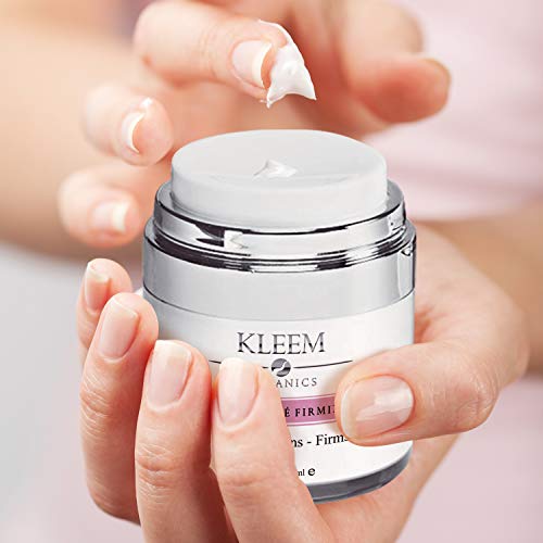 Kleem Neck Firming Cream | Retinol Moisturizer for Face & D?collet? | Anti Aging Cream for Women | Smooth Fine Lines, Wrinkles & Crepey Skin | Hydrating Collagen & Peptides | Made in USA | 1.7 oz