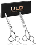 Professional Hair Cutting & Thinning Scissors Set - 440C Steel