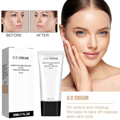 Skin Tone Correcting CC Cream SPF 50 - Waterproof Hydrating Primer