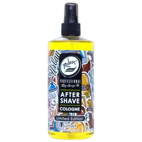 Rolda Sunset After Shave Tonic Cologne For Men - Post Shave Tonic Spray, Calms Irritation, Helps Heal & Clean Shaved Areas, Masculine Citrusy Fragrance (14.54oz | 430ml)