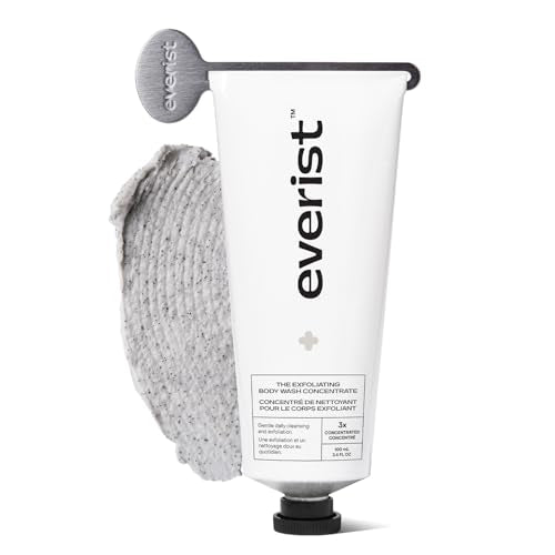 Everist Exfoliating Body Wash Concentrate ? Waterless Cream Cleanser with Aloe Vera, Glycerin & Natural Buffers ? Gentle Daily Exfoliation, Skin Barrier Protective, Vegan, Plant?Based - 3.4 fl oz