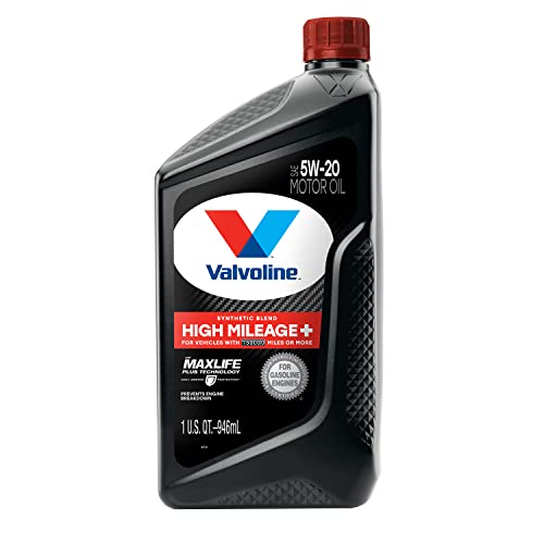 Valvoline Extended Protection High Mileage with Ultra MaxLife Technology 5W-30 Full Synthetic Motor Oil 5 QT, Case of 3