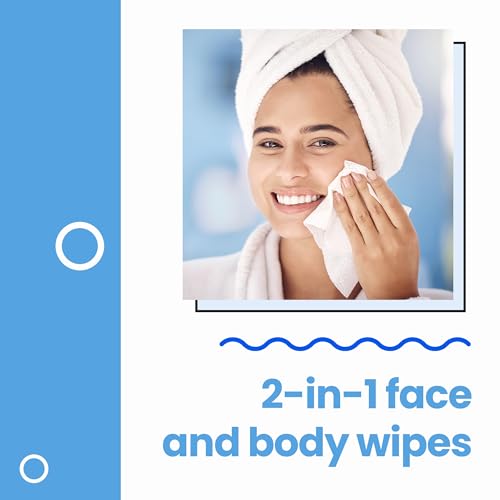 AQUA GUARD After-Swim Face & Body Wipes | Neutralize chlorine scent and residue | Moisturizing RINSE-FREE Formula (1 Pack of 25)