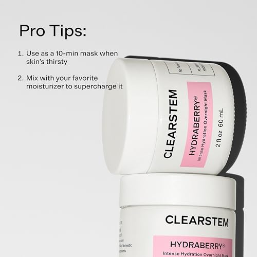 CLEARSTEM Hydraberry Overnight Hydrating Face Mask with Ceramides