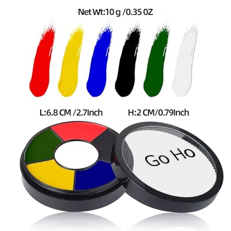 6-Color Face Paint Palette | Waterproof Professional Makeup