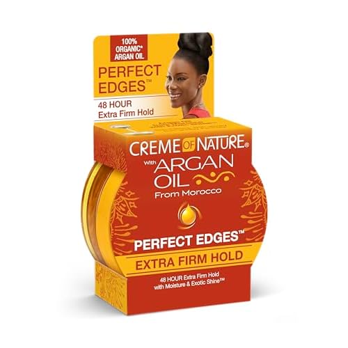 Creme of Nature Argan Oil Perfect Edges Extra Hold, 2.25 Oz (214040)