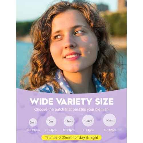 Pimple Patches for Face?Hydrocolloid Acne Patches, 5 Sizes (8/10/12/14/16 mm), 108 ct.?Tea Tree, Salicylic Acid & Centella?Invisible Waterproof Spot Dots, Absorb Fluid & Shrinking Zits and Whiteheads