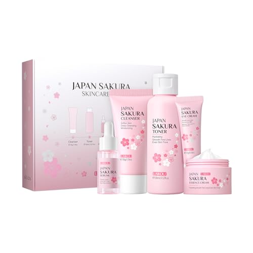 LAIKOU Sakura Skin Care Set 5pcs Travel Kit