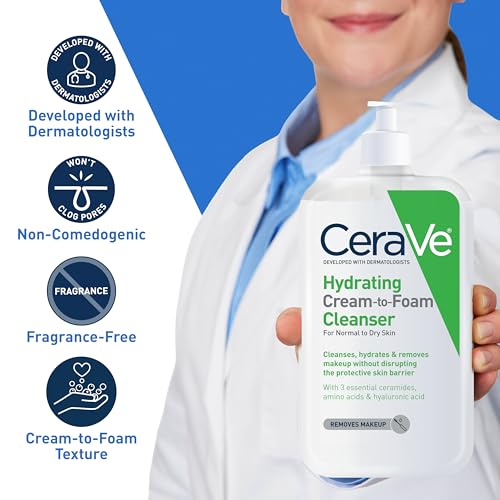 CeraVe Hydrating Cream to Foam Cleanser - 19 fl oz