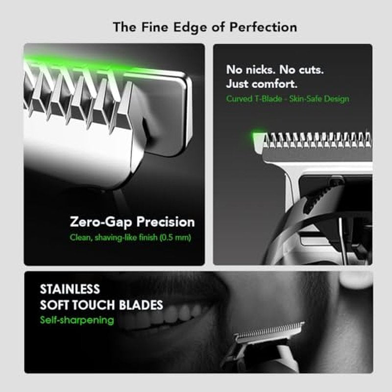 Oraimo Beard Trimmer - 7000 RPM Electric Razor Cordless