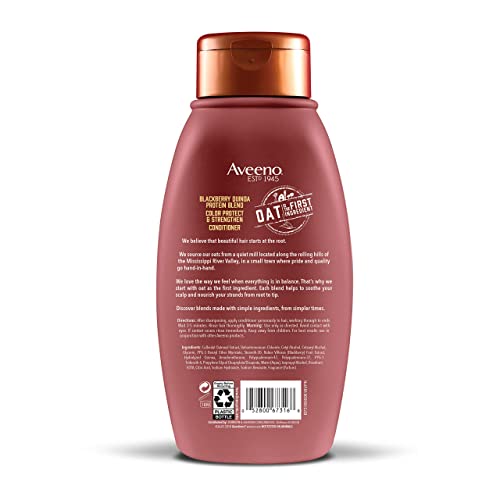 Aveeno Color Protect & Strengthen+ Blackberry & Quinoa Conditioner (12 Fl Oz)