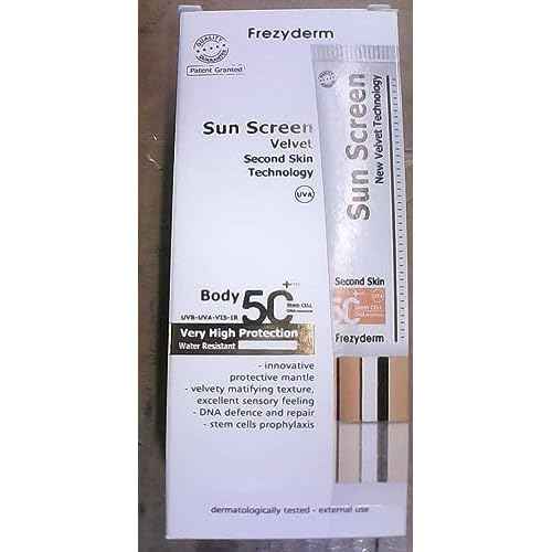 FrezyDerm Sun Screen"Velvet" Second Skin Technology Body SPF50+