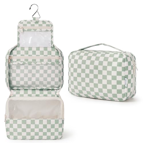 Narwey Small Hanging Travel Toiletry Bag for Women