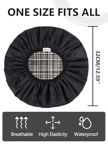 Men's Reusable Shower Cap Waterproof Double-Layer