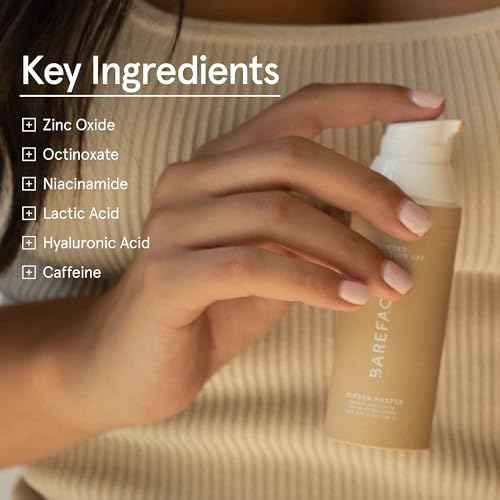 Barefaced Tinted Protection SPF 50+ ? Broad-Spectrum Sunscreen with Zinc Oxide, Niacinamide & Hyaluronic Acid ? Oil-Free UV Protection, Hydration & Anti-Aging with Universal Tint (60ml)