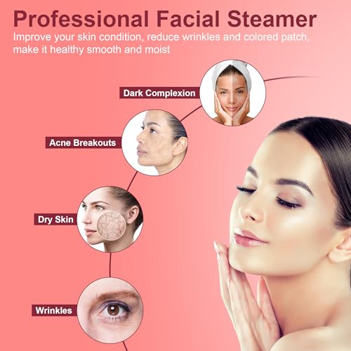 Professional Facial Steamer with Ozone & Wheels