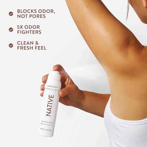 Native Deodorant & Body Spray Coconut & Vanilla All-Day Odor Protection - Aluminum-Free