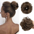 Messy Bun Hair Piece for Thin Hair - Mini Curly Updo Scrunchies