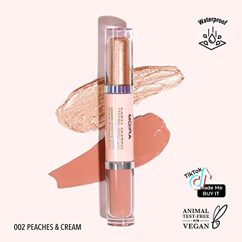 Moira Total Match Duo Eyeshadow - Peaches & Cream (002)