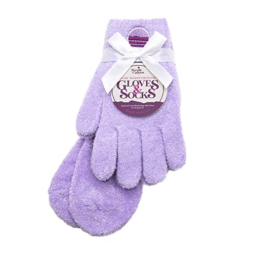 Purple Canyon Moisturizing Socks & Gloves Set - Aloe Vera & Vitamin E Spa