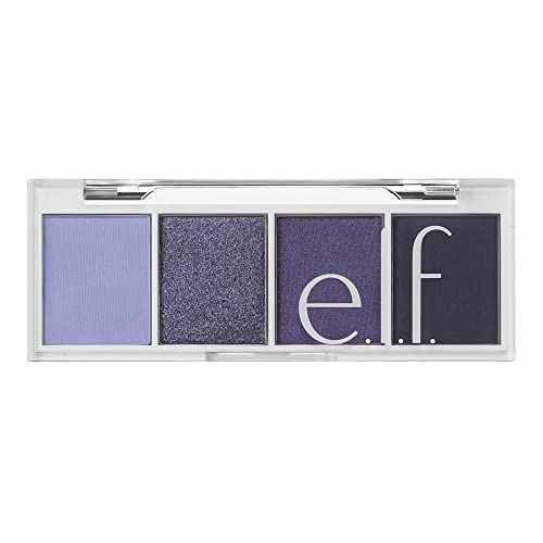 e.l.f. Bite-Size Eyeshadow, Ultra-Pigmented Eye Makeup Quad, 4 Matte & Shimmer Shades, Creamy & Blendable Powder, A?a? You, 0.12 Oz