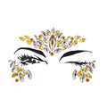 face gems silver gold halloween makeup face jewels body glitter rhinestone rave festival face body temporary tattoos felf-adhesive crystal sticker for music festivals bohemian