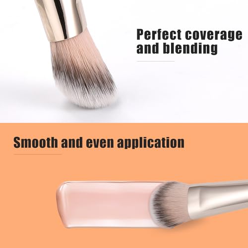 Foundation Concealer Highlight Brush Set 3pc