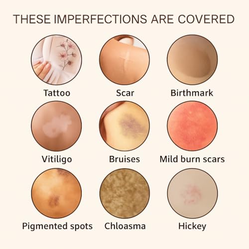 Waterproof Tattoo & Scar Cover Up Body Concealer – 100ml