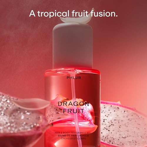 PHLUR Dragon Fruit Body Mist 8 Fl Oz - Tropical Fragrance Spray